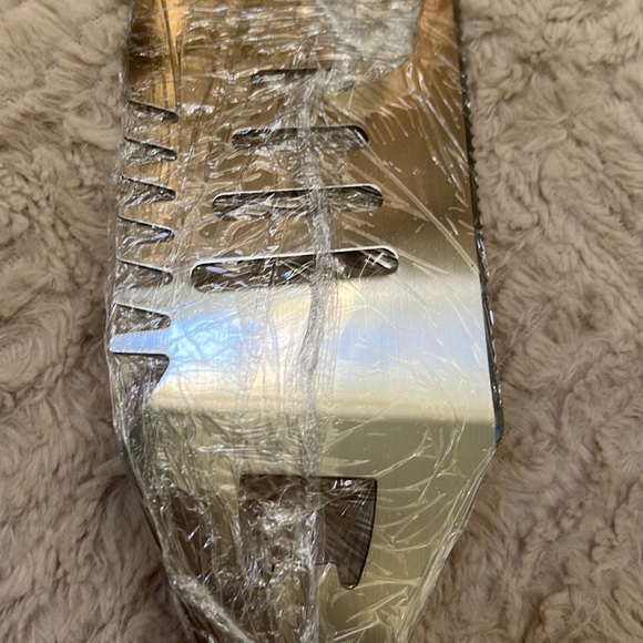 Jewel Osco bbq grill spatula tool bottle opener wooden handle  New - Picture 8 of 16